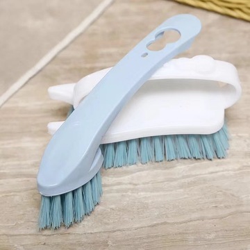 家居多用途软毛洗衣洗鞋刷子塑料带柄浴室地板清洁刷家务清洁用具